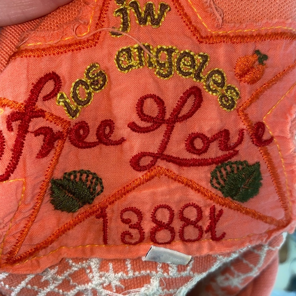 Johnny Was Coral Embroidered Cotton Polo Top - Picture 14 of 14